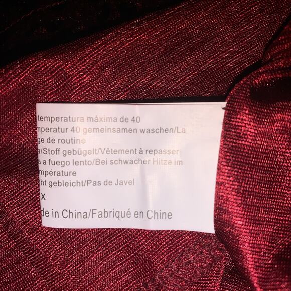 In’Voland Red Sequin Shift Dress Women’s Plus Size 20W Christmas New Year Party - Picture 11 of 11